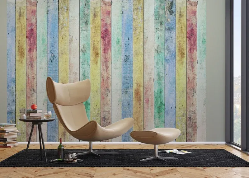 Wall Mural Wood Planks, 375 x 270 cm, FTNXXL 2430 - Image 3