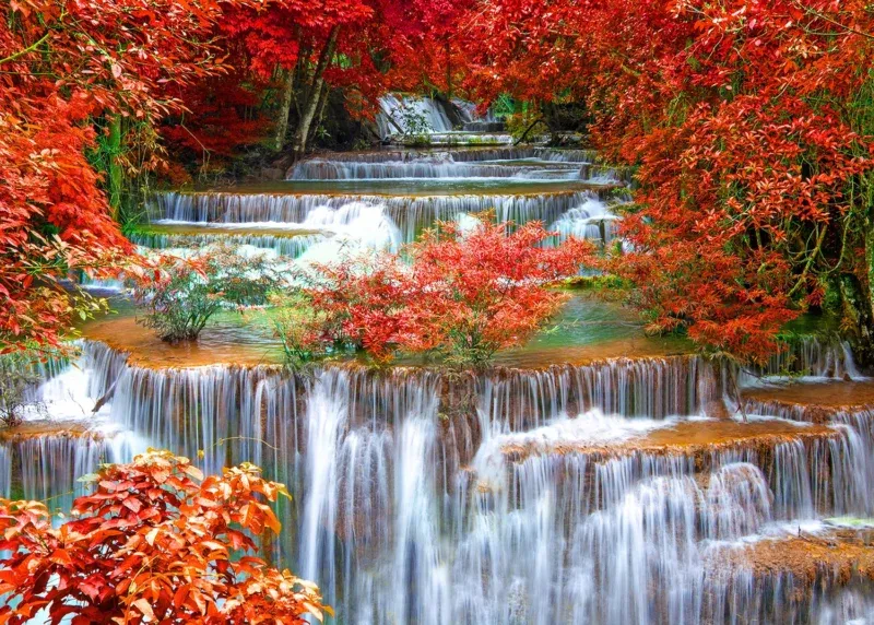 Wall Mural Waterfall, 375 x 270 cm, FTNXXL 2437 - Image 2