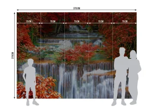 Wall Mural Waterfall, 375 x 270 cm, FTNXXL 2437 - Image 7
