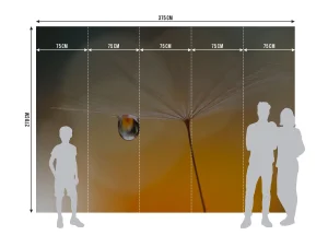 Wall Mural Morning Drop, 375 x 270 cm, FTNXXL 3020 - Image 6