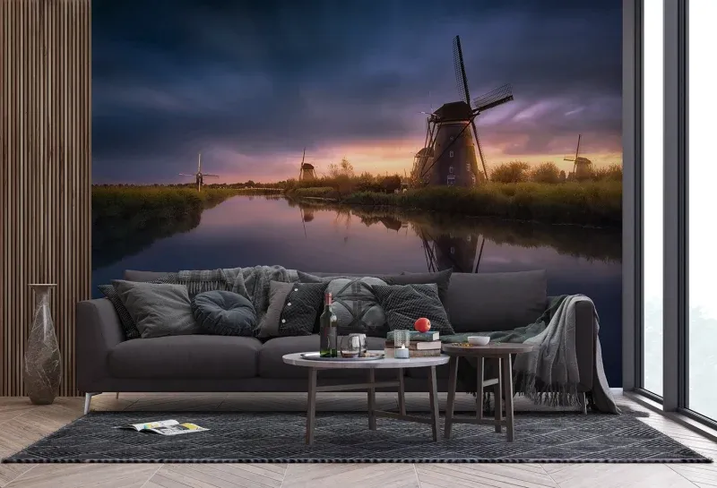 Wall Mural Windmill, 375 x 270 cm, FTNXXL 3022 - Image 5