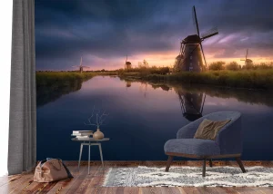 Wall Mural Windmill, 375 x 270 cm, FTNXXL 3022 - Image 3