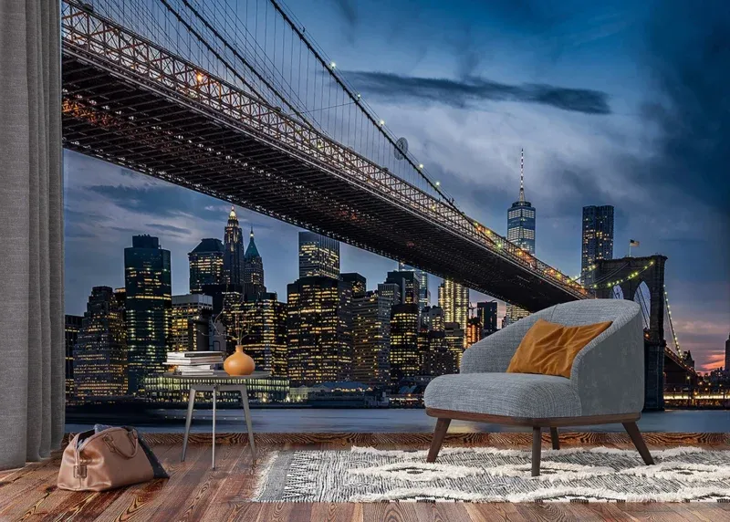 Wall Mural Big City Lights, 375 x 270 cm, FTNXXL 3024 - Image 3