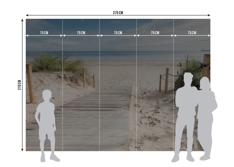 Wall Mural Beach Path, 375 x 270 cm, FT5P 3059 - Image 8