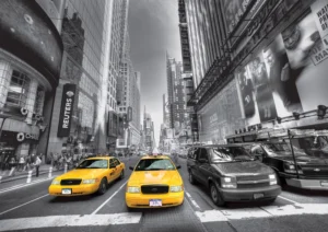 Wall Mural Yellow Cab, 360 x 254 cm, FTS 1310 - Image 2
