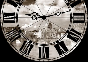 Wall Mural Old Clock, 360 x 254 cm, FTS 1322 - Image 2
