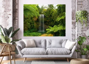 Wall Mural Waterfall in Prairie, 180 x 127 cm, FTSs 0834 - Image 3