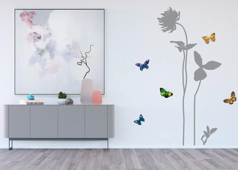 Wall Sticker Butterflies, 65 x 85 cm, F 0405 - Image 5