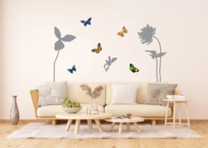 Wall Sticker Butterflies, 65 x 85 cm, F 0405 - Image 4