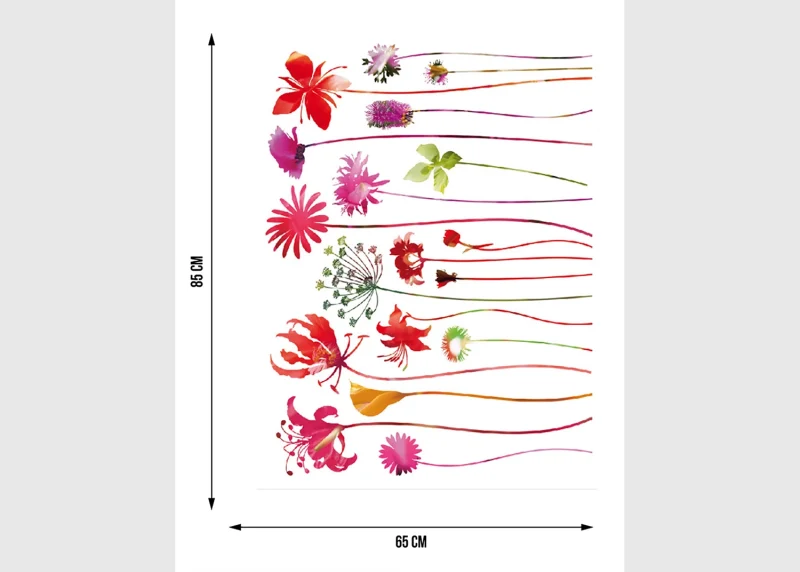 Wall Stickers Red Nostalgy, 65 x 85 cm, F 0444 - Image 5