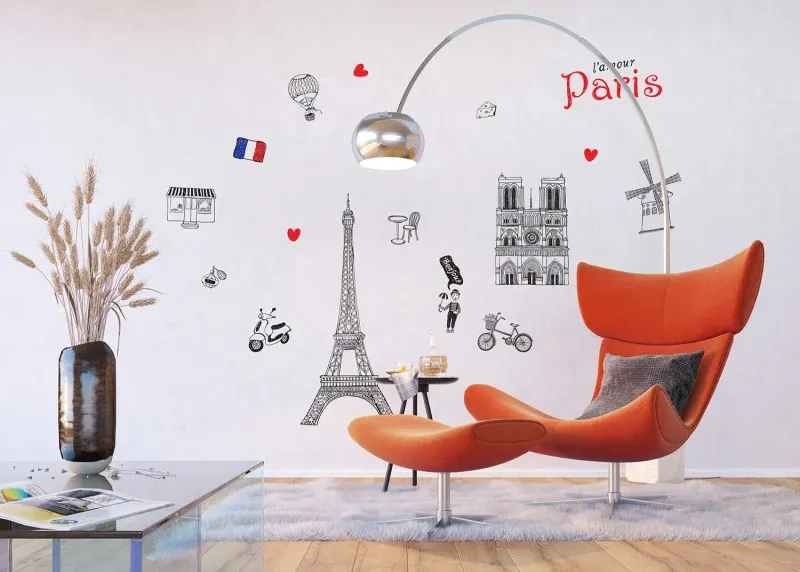 Wall Sticker Paris, 65 x 85 cm, F 1039 - Image 4