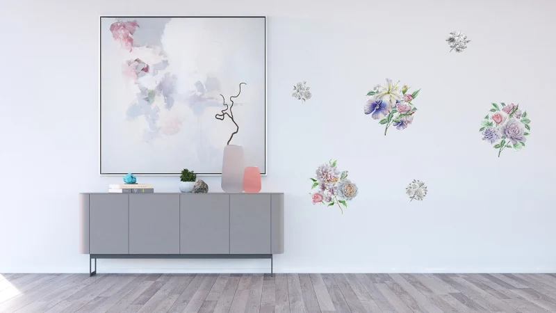 Wall Stickers Flowers, 65 x 85 cm, F 1064 - Image 6