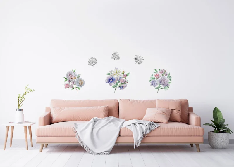 Wall Stickers Flowers, 65 x 85 cm, F 1064 - Image 4