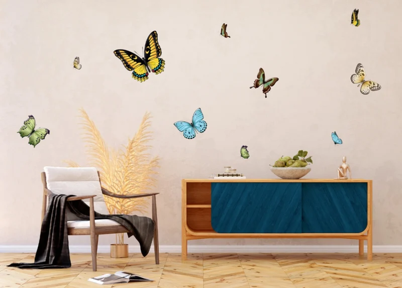 Wall Stickers Butterflies, 65 x 85 cm, F 1069 - Image 3