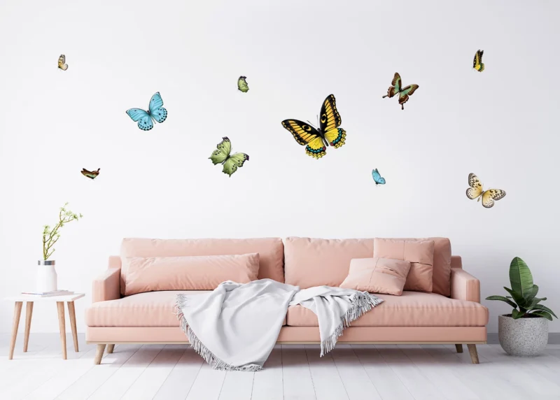 Wall Stickers Butterflies, 65 x 85 cm, F 1069 - Image 2