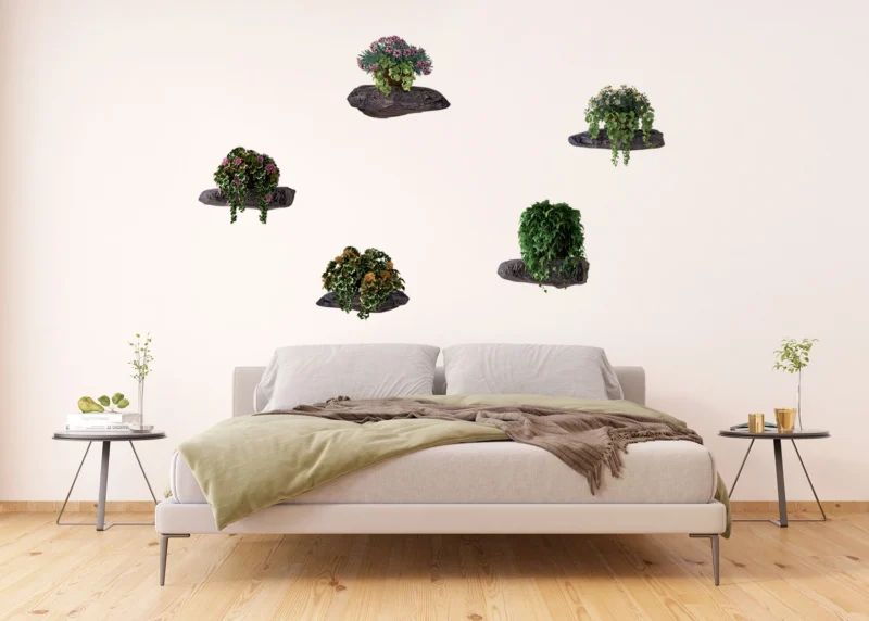 Wall Stickers Flowers on the Stones, 65 x 85 cm, F 1070 - Image 3