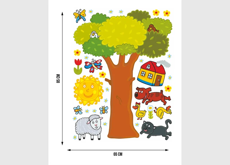 Wall Stickers Tree, 65 x 85 cm, K 1044 - Image 4