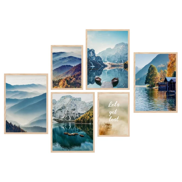 Poster Set Autumn Forest, 4 x A3, 2 x A4, P6 351301