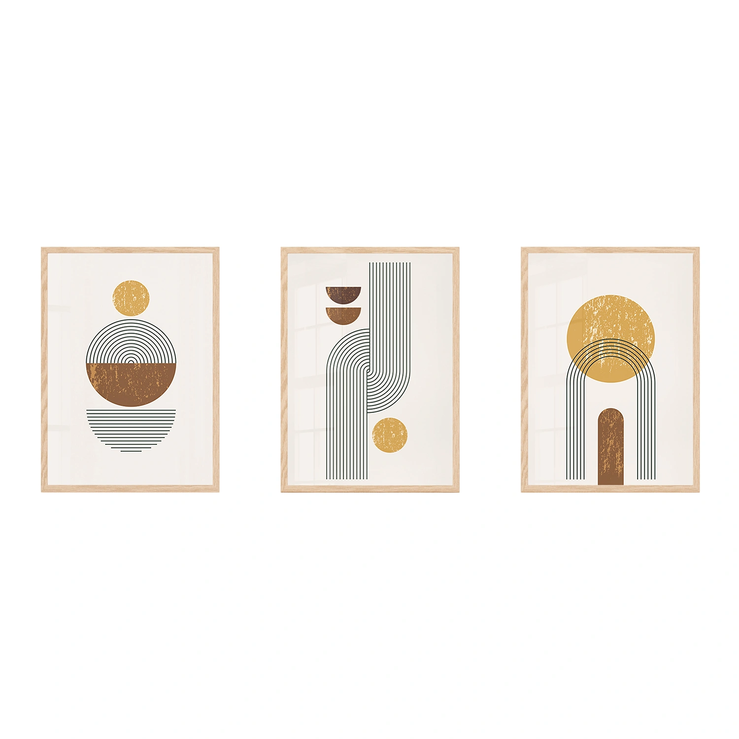 P 351427 Abstract Set 1 Poster Set Abstract, 3 x A3, P3 351427