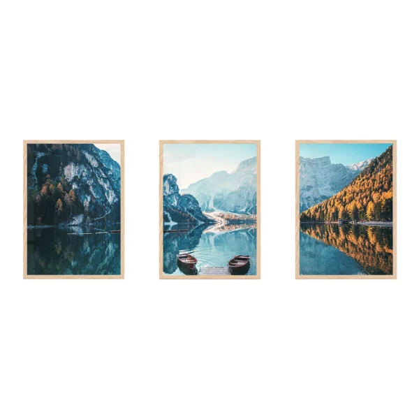 Poster Set Mountains, 3 x A3, P3 351467