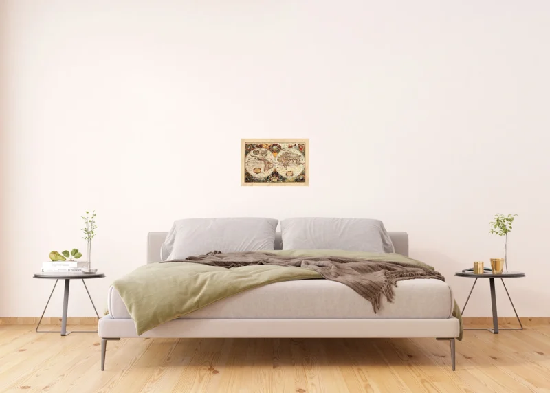 Wall Stickers Old Map, 42,5 x 65 cm, SM 3434 - Image 2