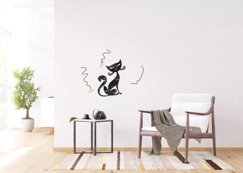 Wall Stickers Cat, 42,5 x 65 cm, SM 3439 - Image 2