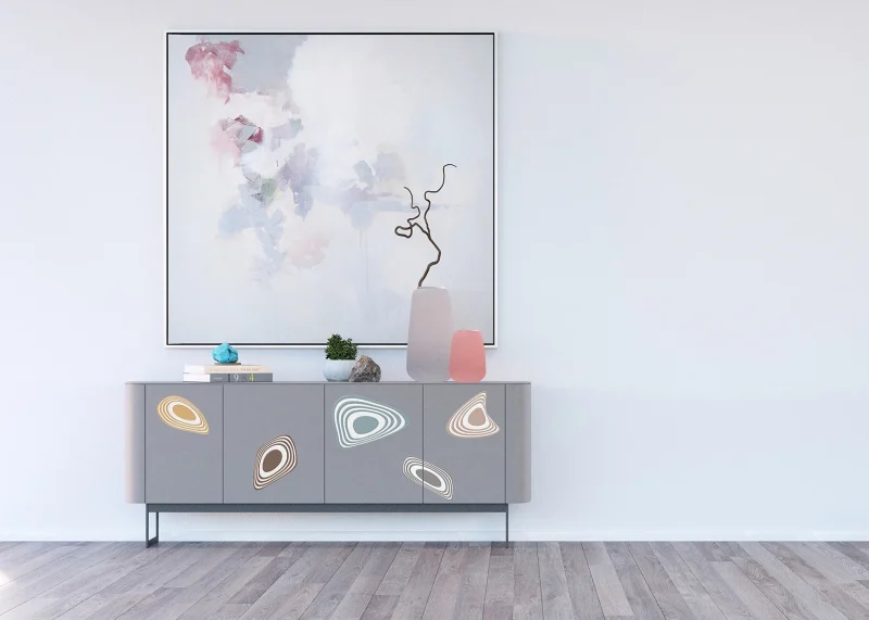 Wall Stickers Abstract Semy Color, 30 x 30 cm, SS 3857 - Image 3