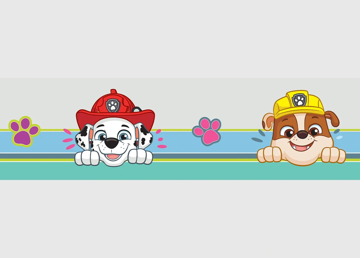 WBD_8002 Wall Border Paw Patrol Be Happy | 5 m x 13.8 cm | WBD 8002