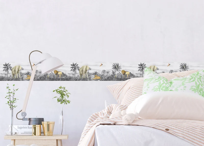 Wall Border Jungle B/W | 5 m x 9.7 cm | WBD 8133 - Image 3
