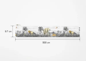 Wall Border Jungle B/W | 5 m x 9.7 cm | WBD 8133 - Image 6