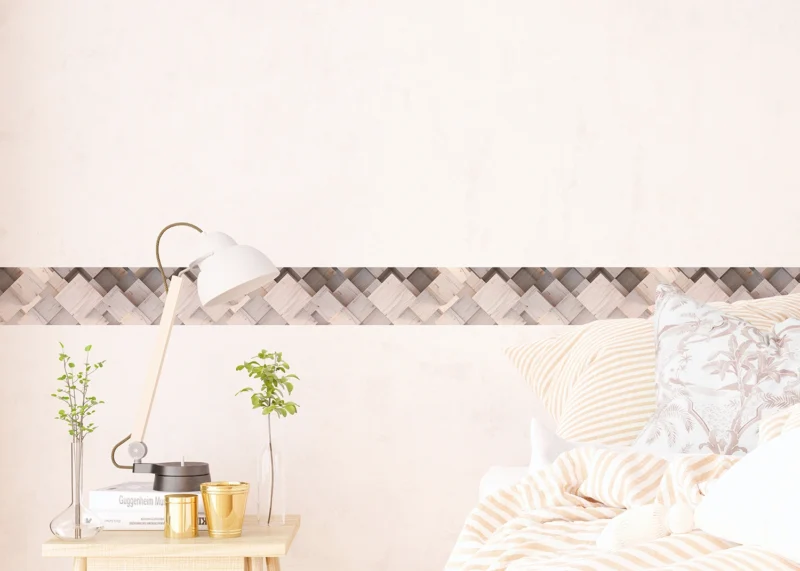 Wall Border Wooden Tiles | 5 m x 13.8 cm | WB 8210 - Image 8