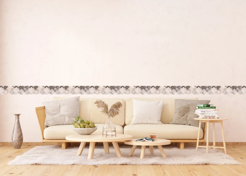 Wall Border Wooden Tiles | 5 m x 13.8 cm | WB 8210 - Image 5