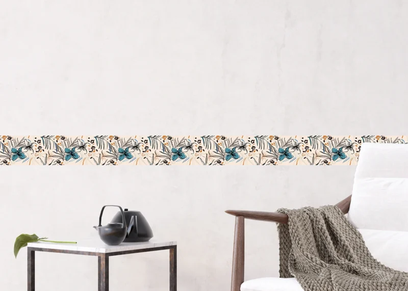 Wall Border Tender Floral | 5 m x 13.8 cm | WB 8249 - Image 6