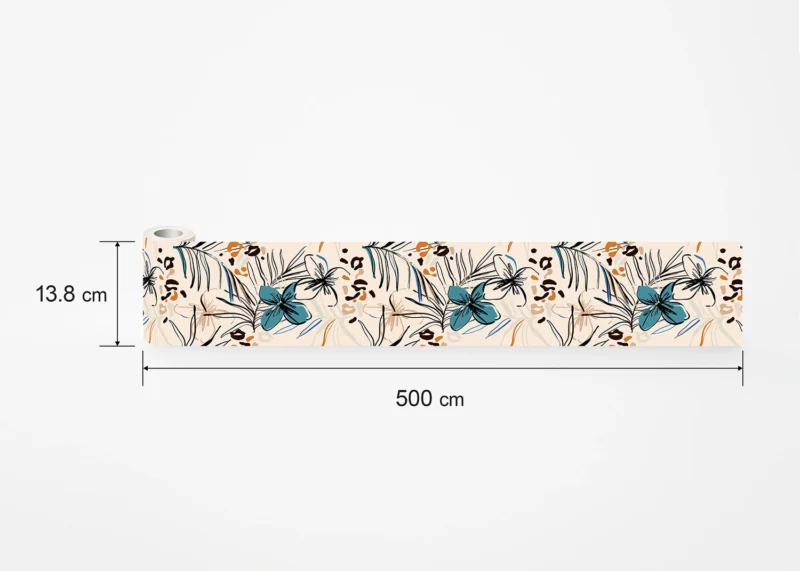 Wall Border Tender Floral | 5 m x 13.8 cm | WB 8249 - Image 9