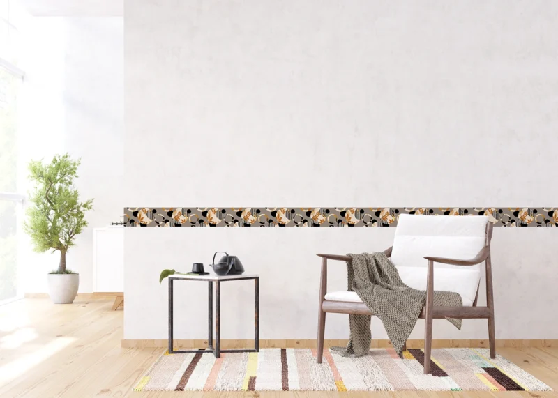 Wall Border Fall Circles | 5 m x 13.8 cm | WB 8271 - Image 2