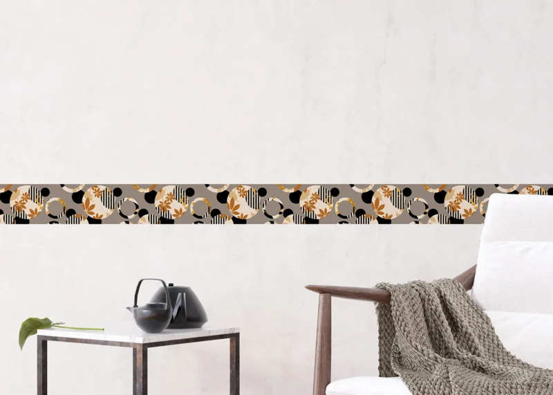 Wall Border Fall Circles | 5 m x 13.8 cm | WB 8271 - Image 3