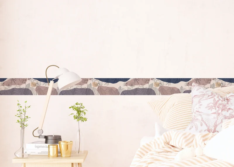 Wall Border Pastel Bloom | 5 m x 13.8 cm | WB 8407 - Image 5