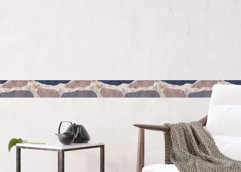 Wall Border Pastel Bloom | 5 m x 13.8 cm | WB 8407 - Image 3