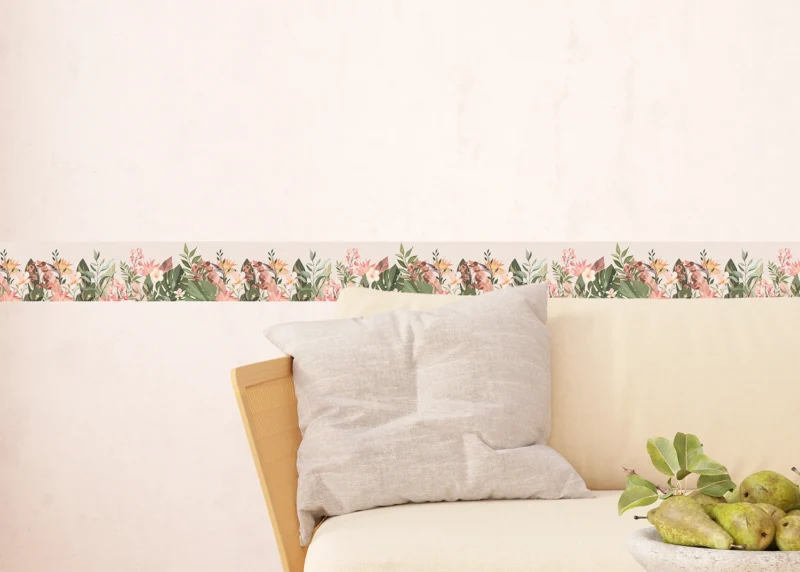 Wall Border Blooming Garden | 5 m x 13.8 cm | WB 8425 - Image 3