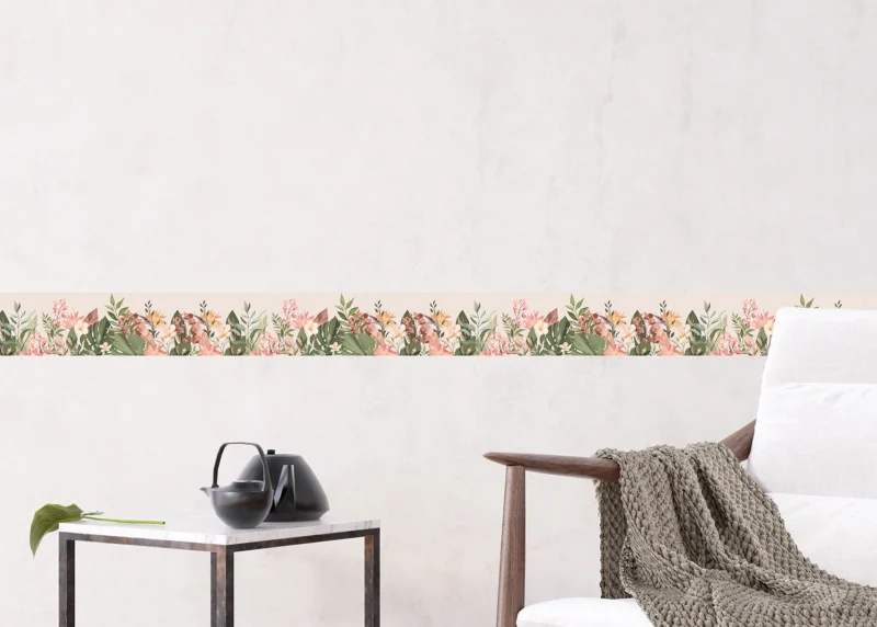 Wall Border Blooming Garden | 5 m x 13.8 cm | WB 8425 - Image 5
