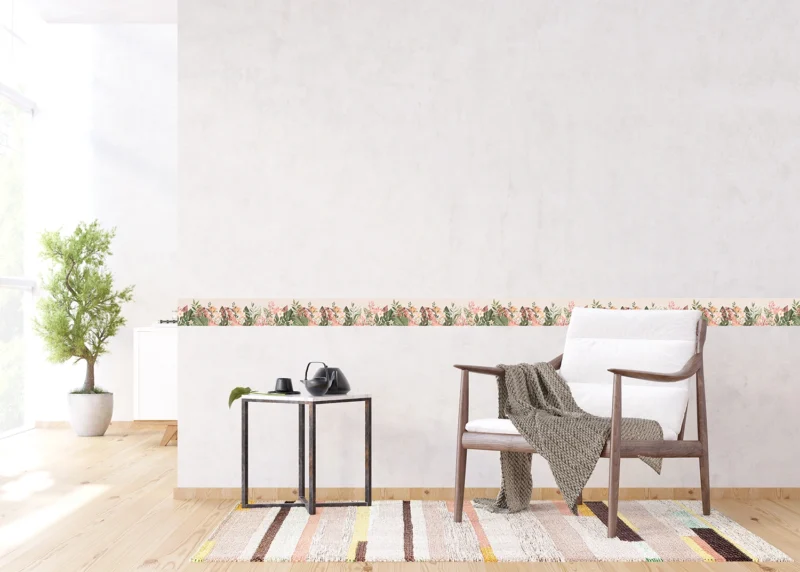 Wall Border Blooming Garden | 5 m x 13.8 cm | WB 8425 - Image 4