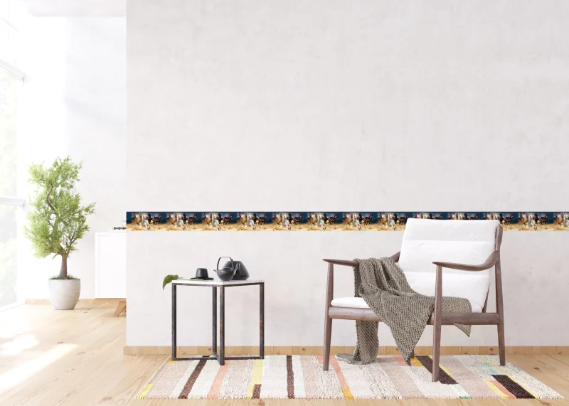 Wall Border Graceful Horses | 5 m x 13.8 cm | WB 8202 - Image 5