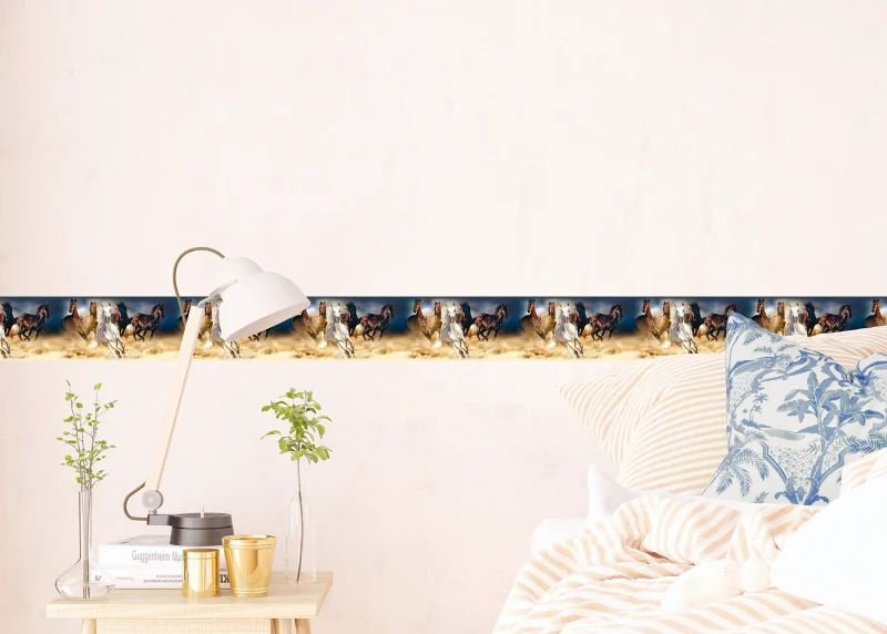 Wall Border Graceful Horses | 5 m x 13.8 cm | WB 8202 - Image 8