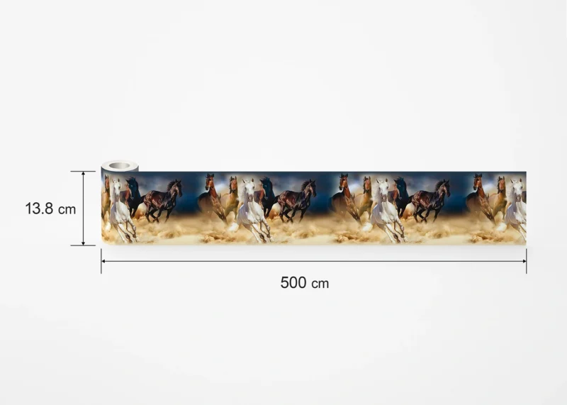 Wall Border Graceful Horses | 5 m x 13.8 cm | WB 8202 - Image 9
