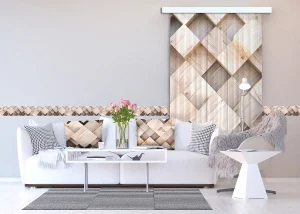 Wall Border Wooden Tiles | 5 m x 13.8 cm | WB 8210 - Image 2
