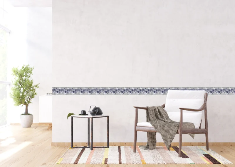 Wall Border Floral Embellishment | 5 m x 13.8 cm | WB 8227 - Image 4