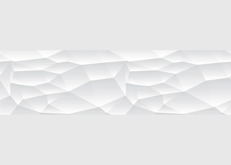Wall Border White Mosaic | 5 m x 13.8 cm | WB 8233