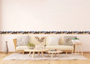 Wall Border Equine Gallop | 5 m x 13.8 cm | WB 8242 - Image 3