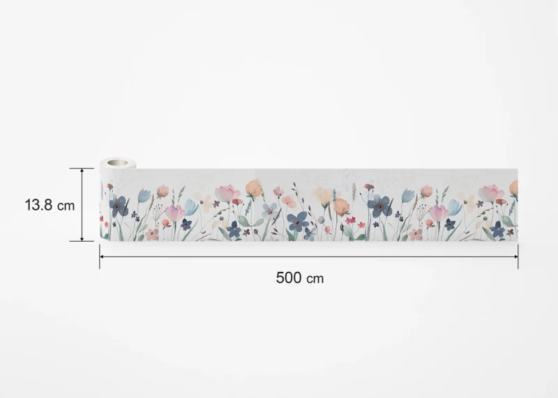 Wall Border Watercolor Bouquet | 5 m x 13.8 cm | WB 8253 - Image 8