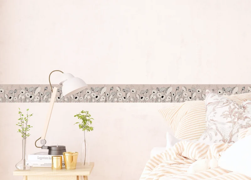 Wall Border Blossom Sketch | 5 m x 13.8 cm | WB 8257 - Image 7